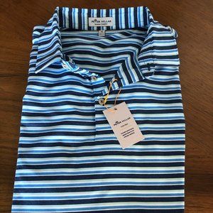 NEW Peter Millar Crown Sport Polo Golf Shirt Mens